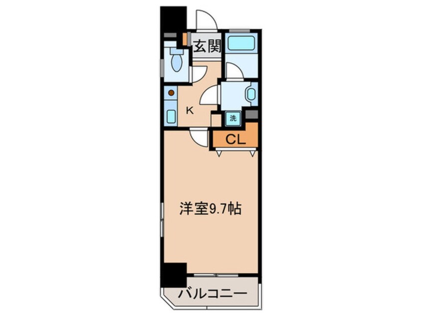間取図 コンフォ清水