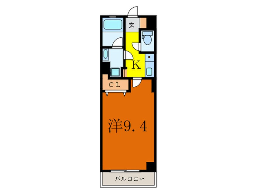 間取図 コンフォ清水