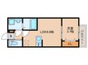 仮）ジーメゾン名古屋楠 1LDKの間取り