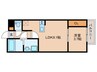 仮）ジーメゾン名古屋楠 1LDKの間取り