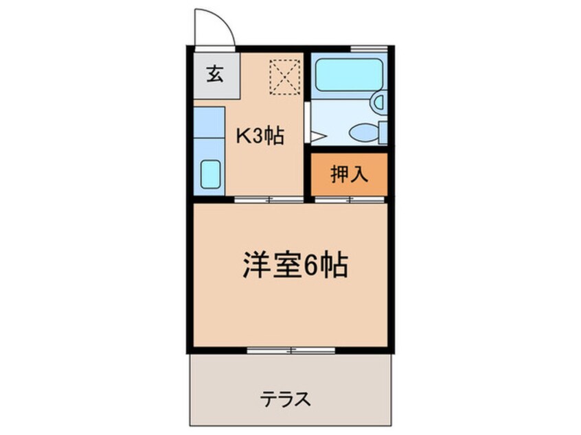 間取図 ハイム六軒屋