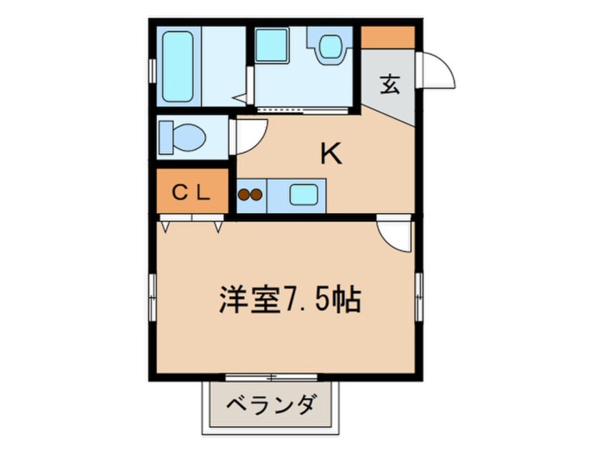 間取図 エクセラン秀和