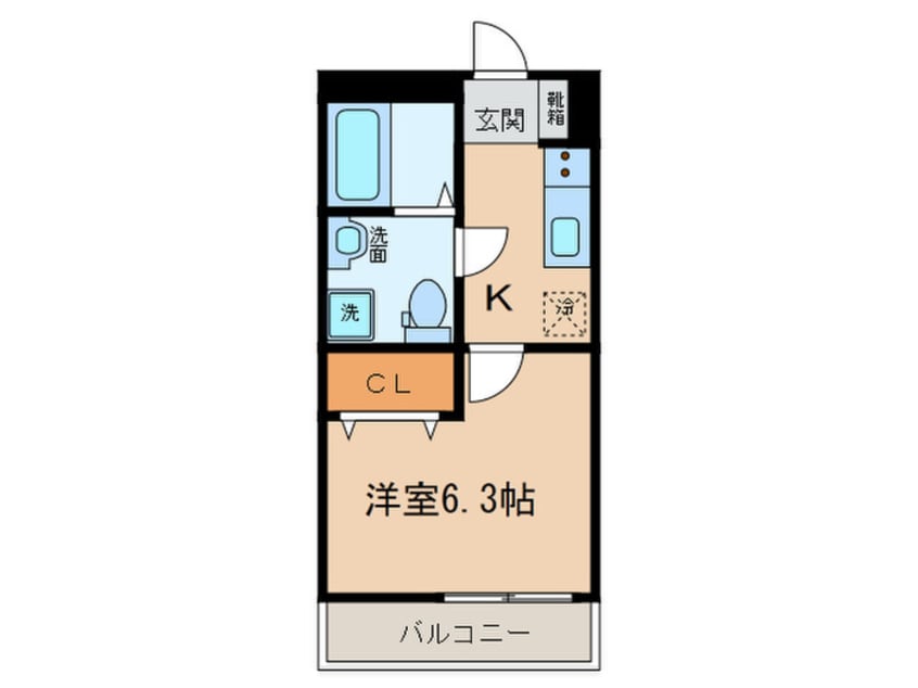 間取図 フィールグッド東中島