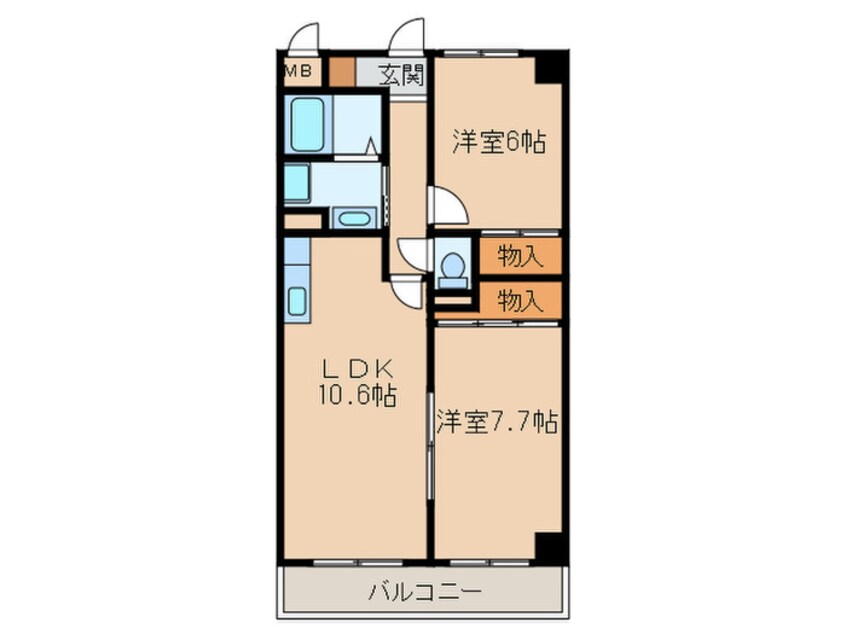 間取図 ユイマールＴ＆Ｔ