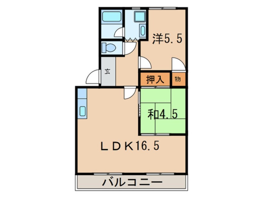 間取図 CRYSTAL PALECE