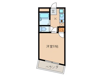 間取図 ドルフ亀島Ⅰ