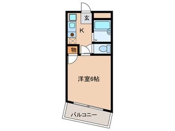 間取図 ドルフ亀島Ⅰ