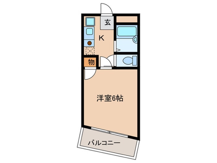 間取り図 ドルフ亀島Ⅰ