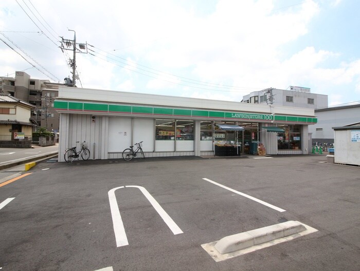 ローソンストア100 徳重名古屋芸大駅前店(コンビニ)まで76m ネオステ－ジ