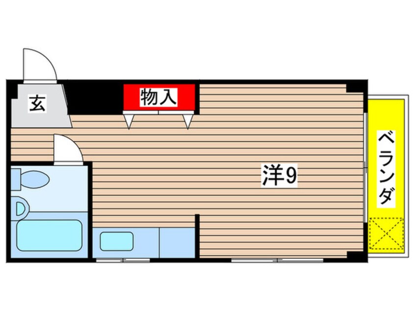間取図 シングルハイツ八事