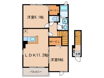 間取図 コンフォート茶屋