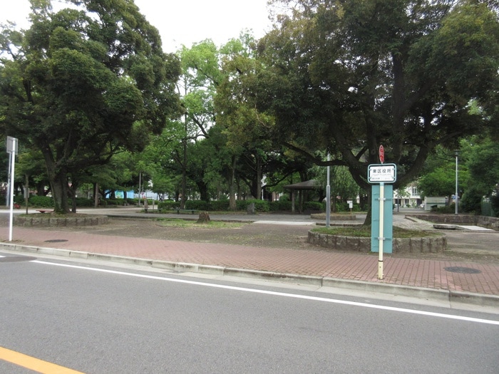 建中寺貢献(公園)まで500m プレサンスロジェ車道駅前NORTH