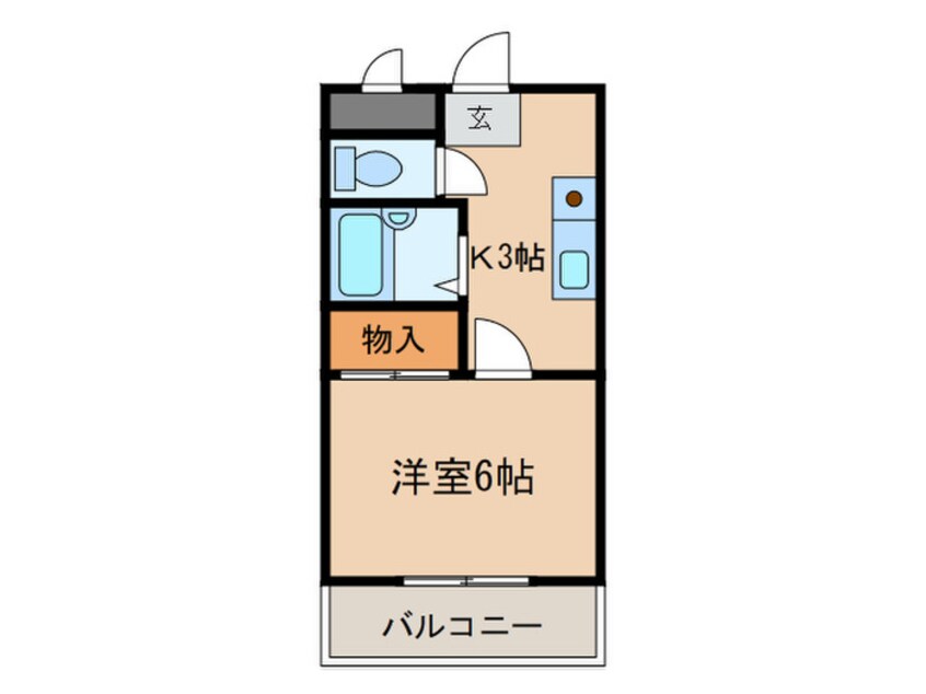 間取図 プリミエール八田