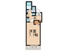 フォ－ヴル中島 1Kの間取り