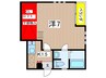 プチメゾン桜山Ⅱ 1Kの間取り