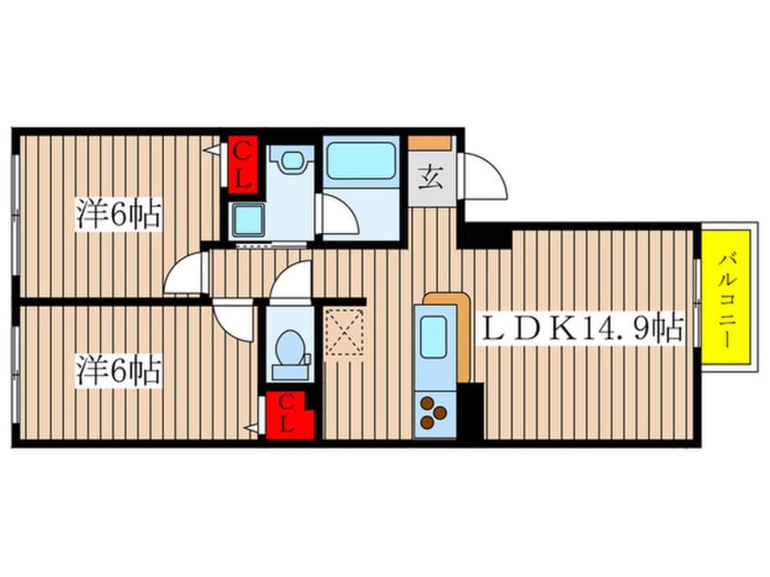 間取図 インペリアル雅