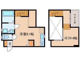 間取図 Castana黄金