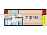 HARE　千種 1Kの間取り