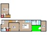 長戸町4丁目貸家 3LDKの間取り