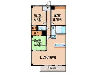 間取図 シーズンコート泰明町