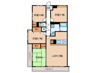 間取図 シーズンコート泰明町