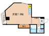 堀ビル 1Rの間取り