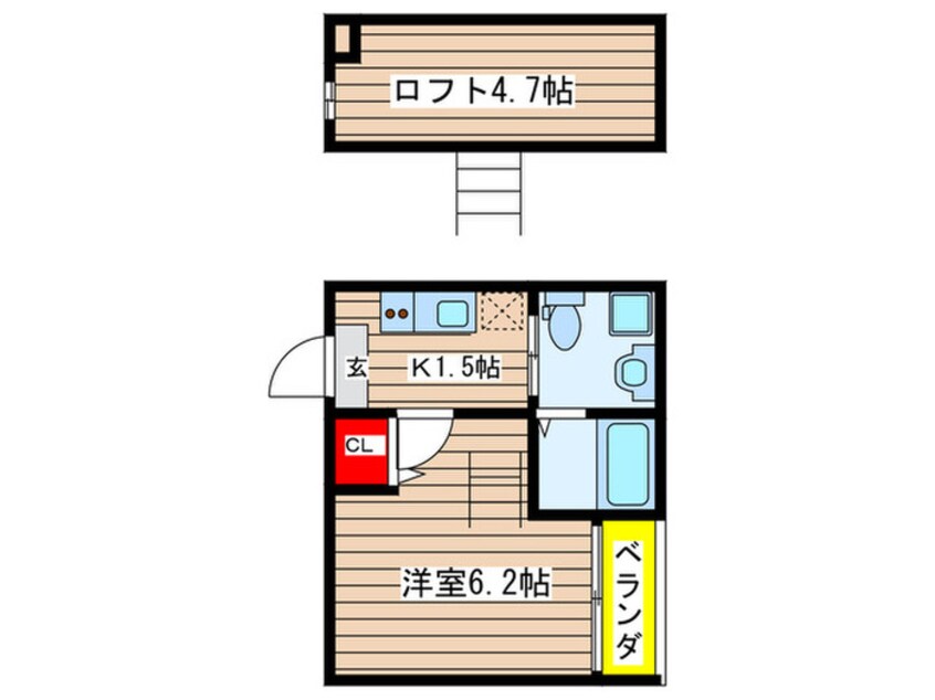 間取図 アクア吹上