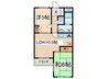 Ｓ.Ｒ.ＫビルディングⅡ 2LDKの間取り