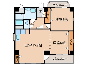 間取図 第２清和ビル