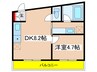 M-54 1DKの間取り