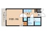 HK2 west 1Kの間取り