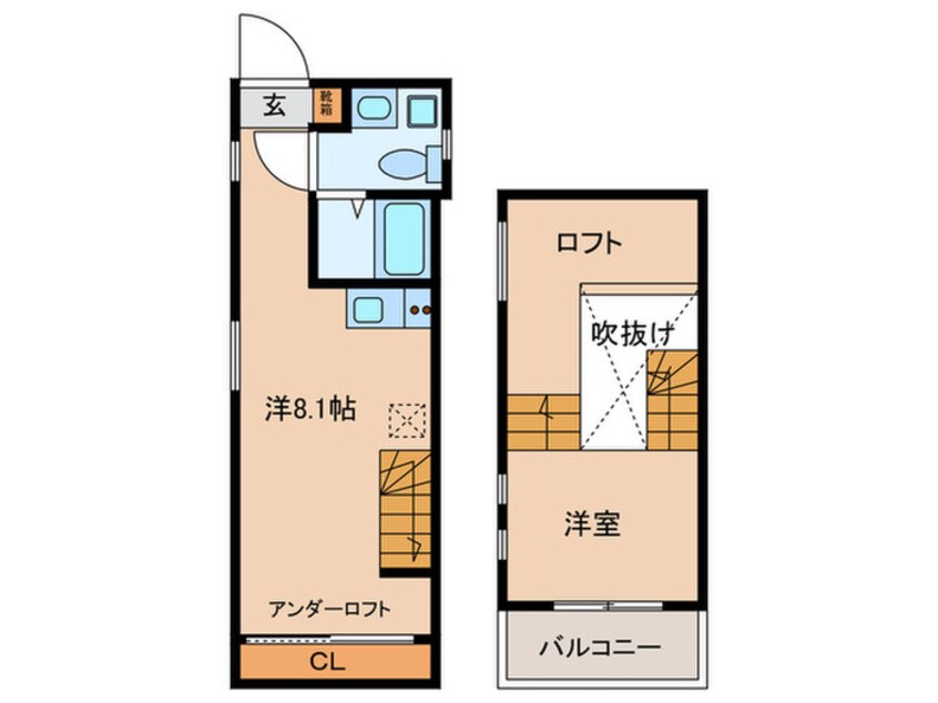 間取図 chez　moi