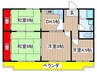 ドミール汐路 4DKの間取り