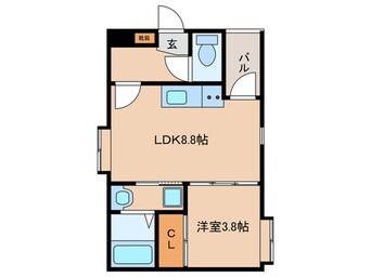 間取図 ハーモニーテラス志賀本通