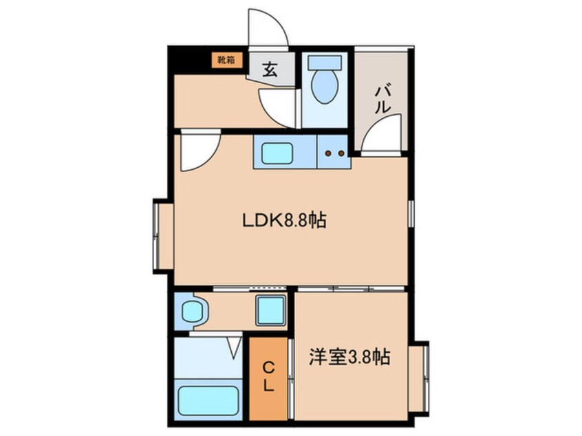 間取図 ハーモニーテラス志賀本通