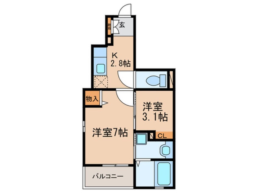 間取図 リンデンⅡ