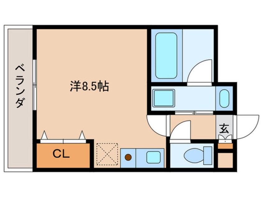 間取図 プリミエ－ル太閤