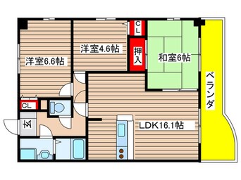 間取図 メゾン第６初島