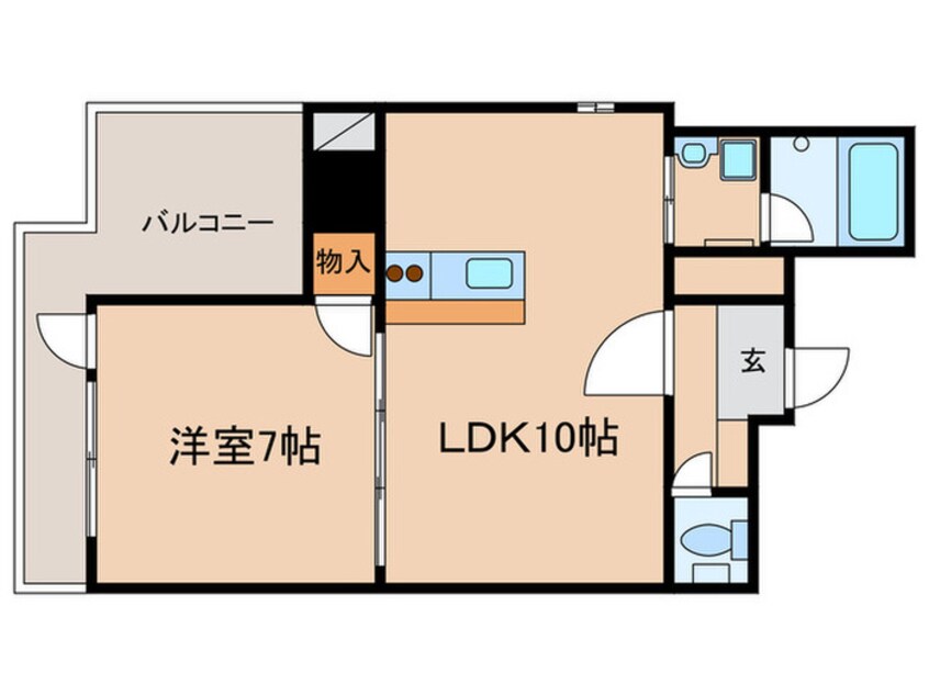 間取図 ラディアント　矢場