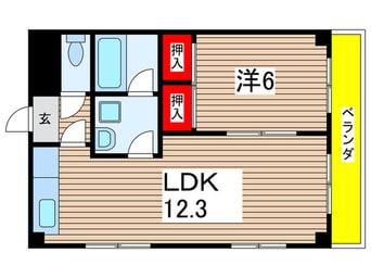 間取図 カーサ北山