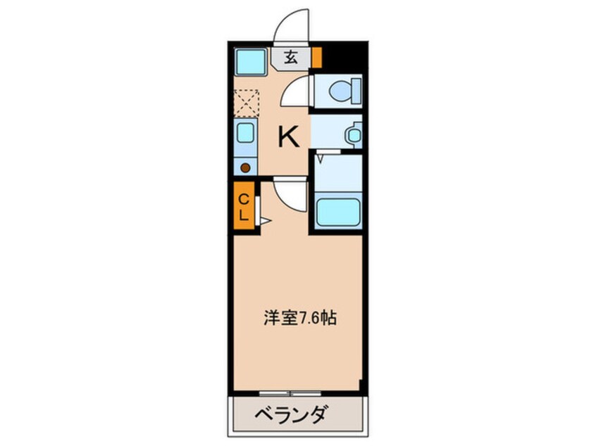 間取図 パークサイド錦