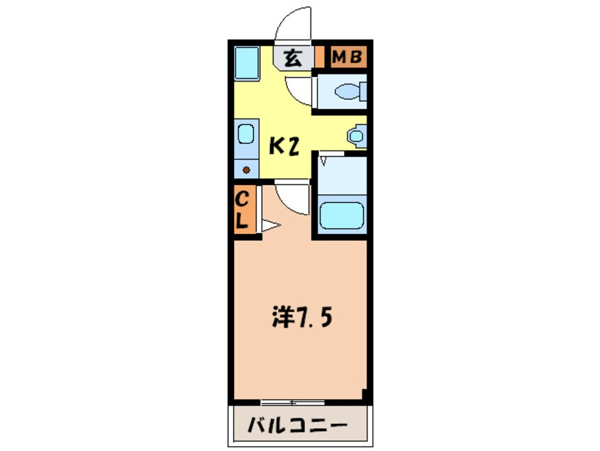 間取図 パークサイド錦