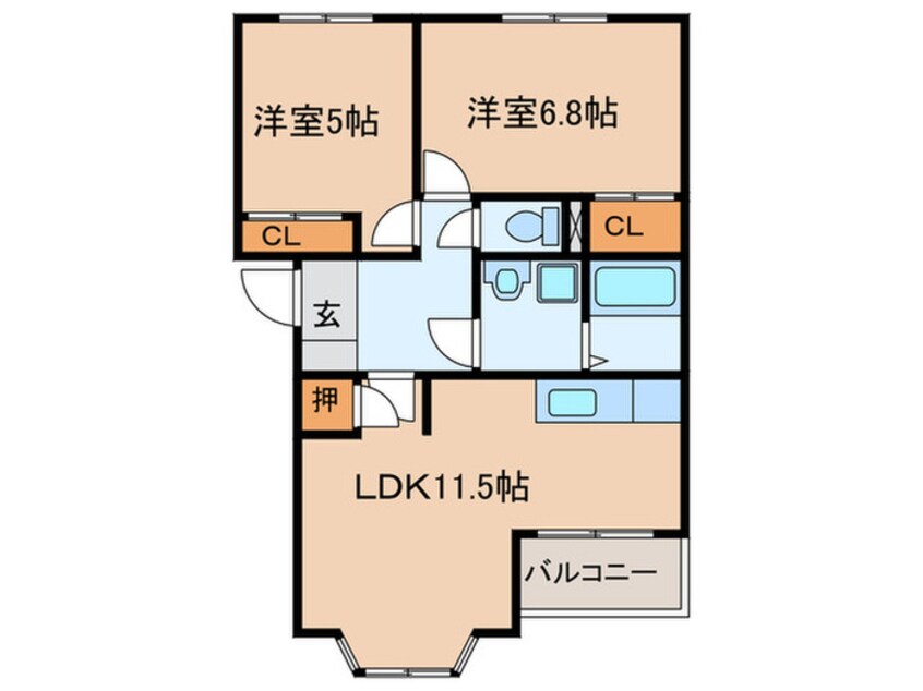 間取図 サンコ－ト本郷