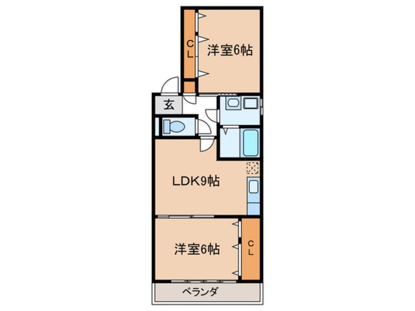 間取図 サンシャインコスモス