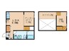 エルヴィータ 1LDKの間取り