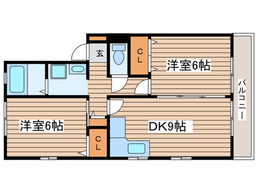 間取図 ウィルモア星宮Ａ