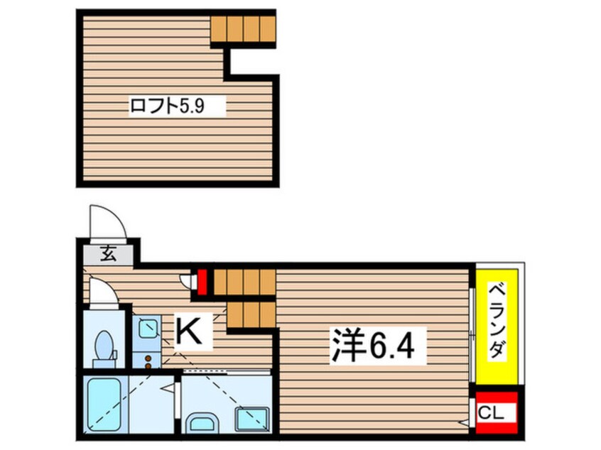 間取図 stage荒畑