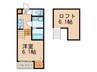 アーク名古屋 1Rの間取り