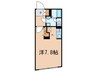 MTM東別院 1Kの間取り