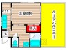 ＰＳドゥエリングビル 1Kの間取り